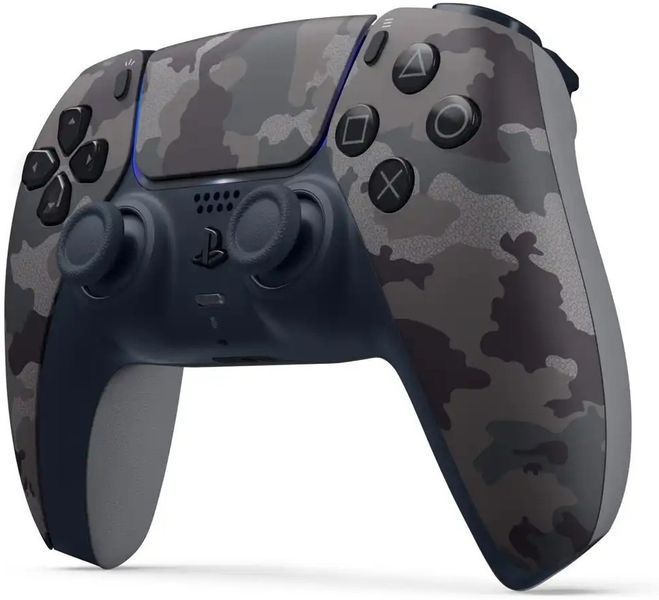 Беспроводной геймпад DualSense для PS5 Grey Cammo (9423799) 9423799 фото