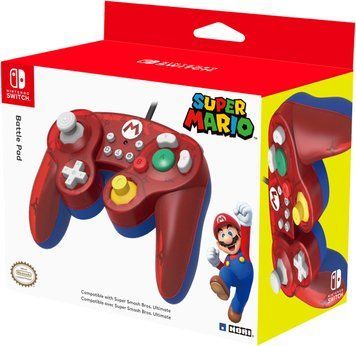 Геймпад Hori Battle Pad for Nintendo Switch Mario Edition (NSW-107U) NSW-107U фото
