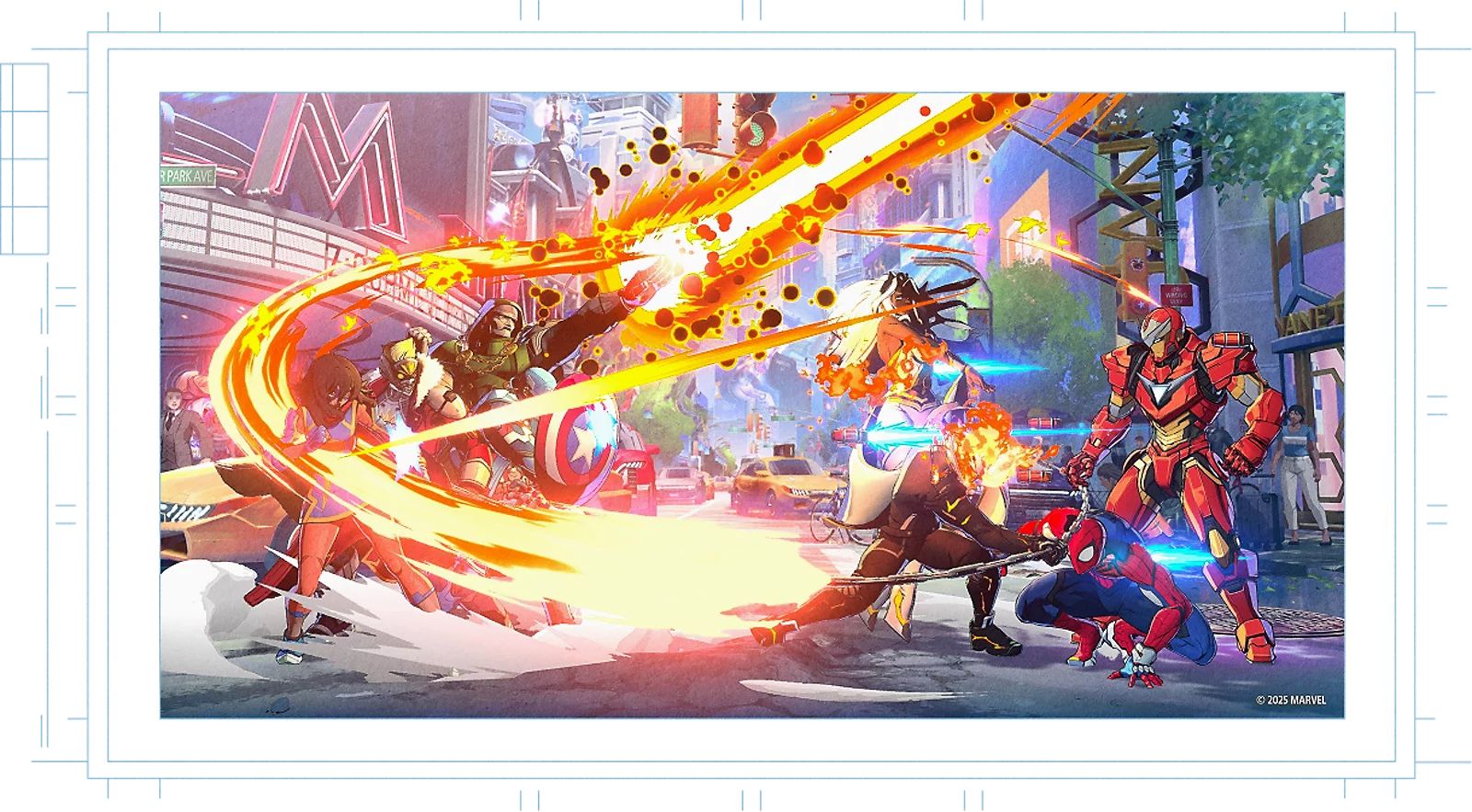 Боевая система и комбо в Marvel Tokon: Fighting Souls