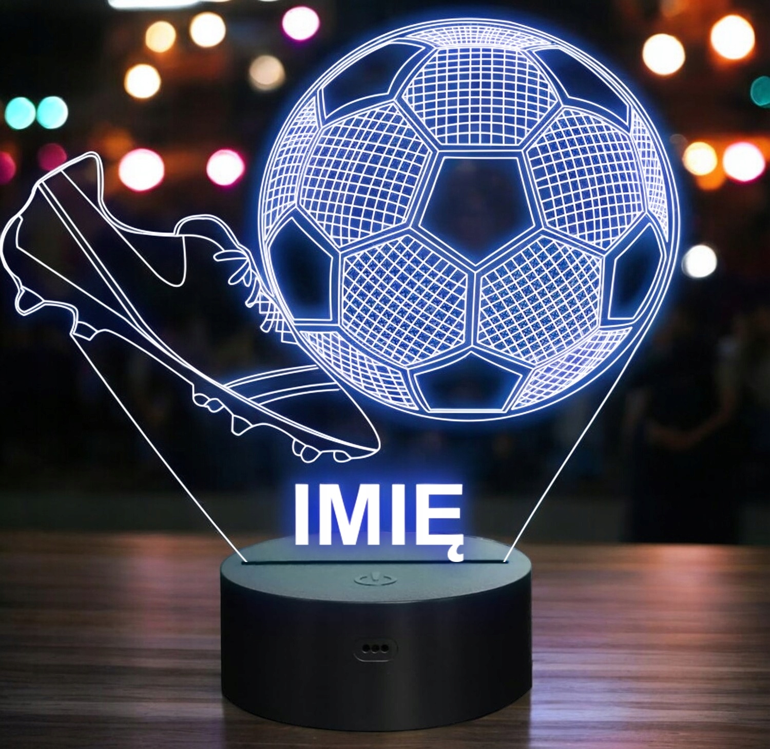 Детский светодиодный ночник LED лампа в форме футбольного мяча