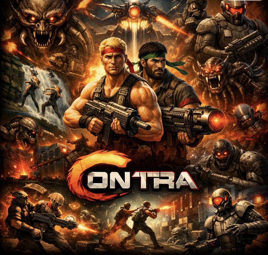 Легендарная ретро-игра Contra